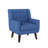 Tufted Linen Upholstered Accent Armchair With Solid Wood Leg-1144270146-1144270144