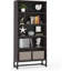 Organisateur de bibliothèque 70,87 "à 5 niveaux en bois de santal pour salon, bureau, chambre à coucher