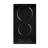 OUKANING 1500 Watt Double Burner Electric Ceramic Cooktop Touch Control LED Display