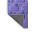 Tapis oriental en laine / polyester tissé à la machine en bleu-2132613012