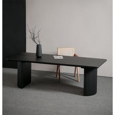 Bureau d'écriture rectangulaire en bois massif Minimalist