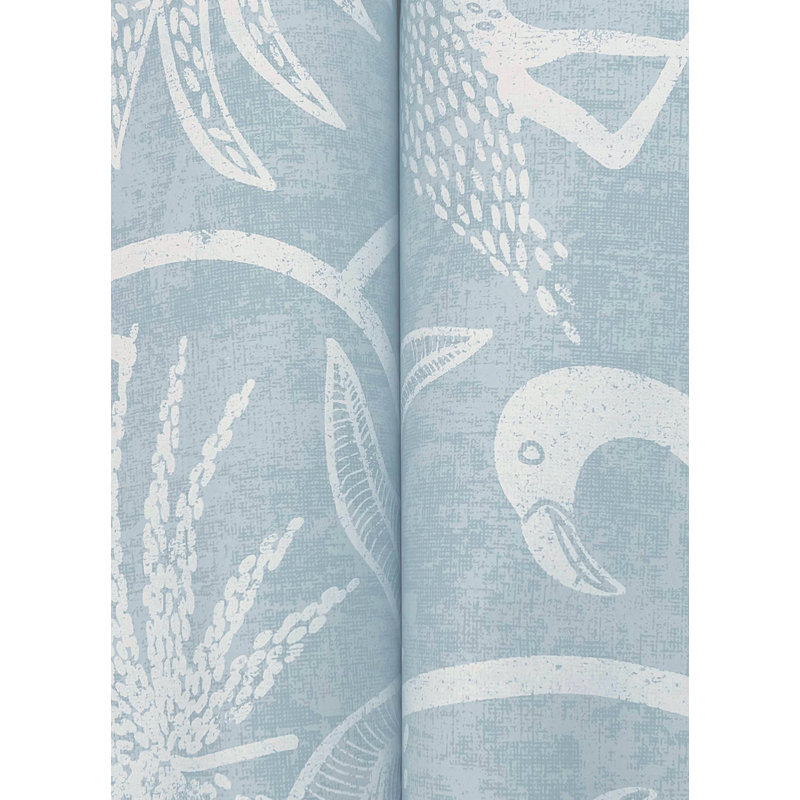Papier peint Biscayne Flamingo Beach, Bleu ciel 