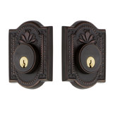 Nostalgic Warehouse Meadows Plate Double Cylinder Deadbolt