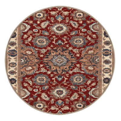 Machine Washable Persian Brown Area Rug