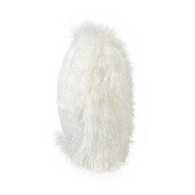 Ruffled Reversible Throw Pillow