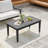 Solid Wood Teak Outdoor Coffee Table-114980294