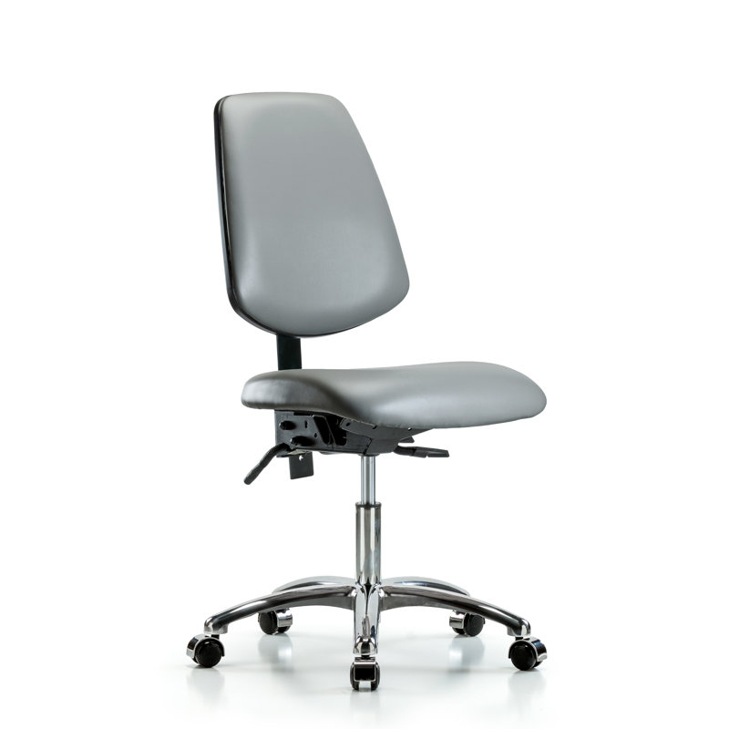 Vinyl Task Chair, Sterling, Tilt Included