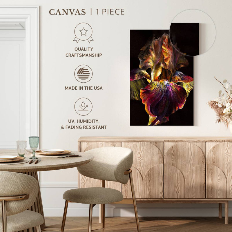 Harnek Iris, 51" H x 34" W