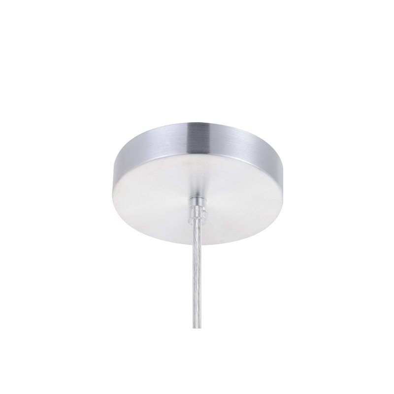Luminaire suspendu en forme de goutte à 1 lumière Barok, Blanc