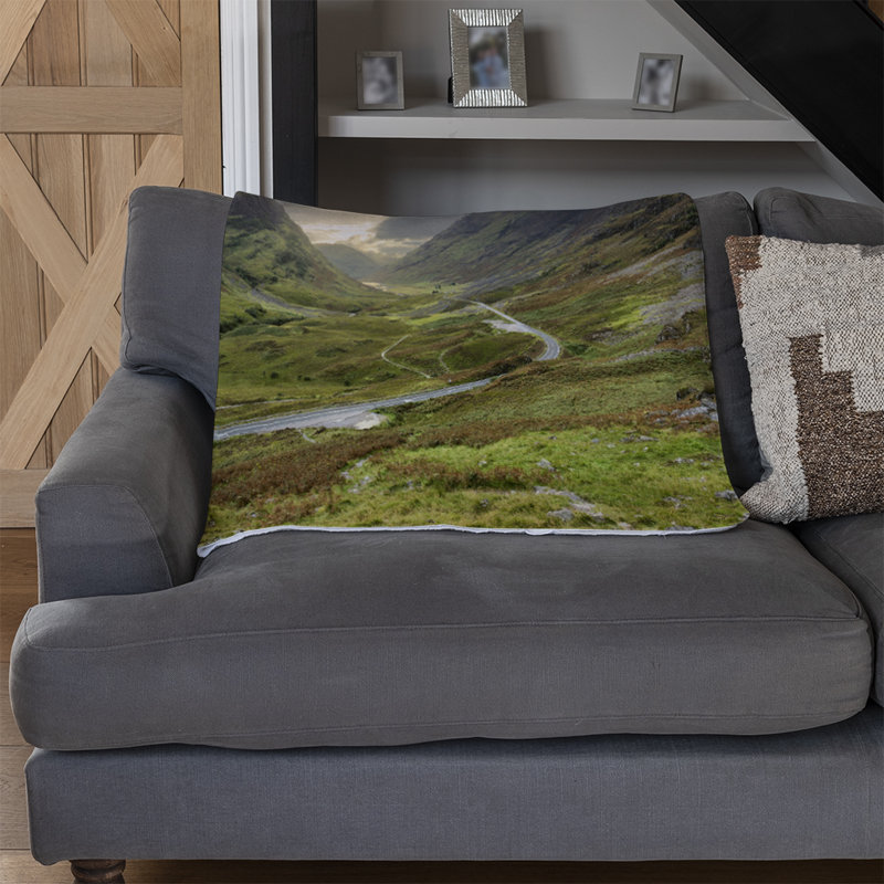 Domonick Plain Weave / Muslin Throw Blanket