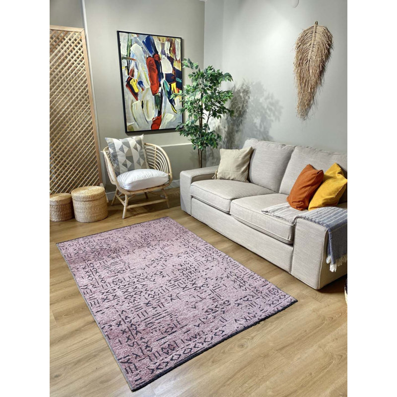 Tapis en coton Prescod avec envers antidérapant, Rectangle 6 pi 7 po x 8 pi 10 po