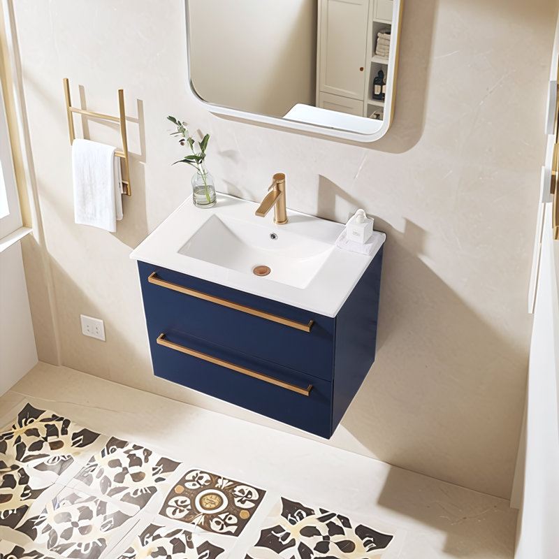 Ensemble de meuble-lavabo mural 30 po