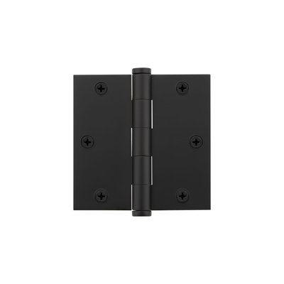 3.5'' x 3.5'' Brass Butt Bearing Hinge