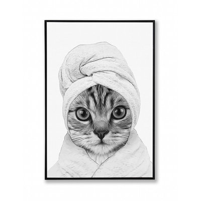Cadre encadré Purr-fectly