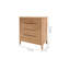 Armoire décorative simple en bois massif pour chambre à coucher
