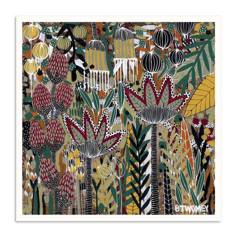 The Olive Branch by B.Twomey - Print, Unframed, 66cm H x 66cm W x 9cm D