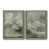 Toile avec cadre gris