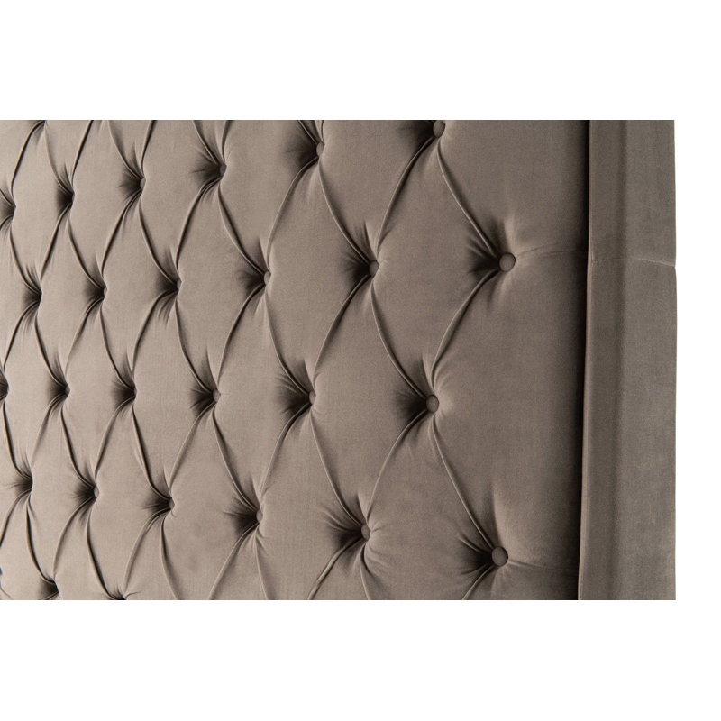 Ayon Upholstered Bed, Double (4'6)