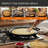 Home-Complete 14-Inch Pre-Seasoned Cast Iron Pizza Pan for Oven, Stovetop, or Grill Use