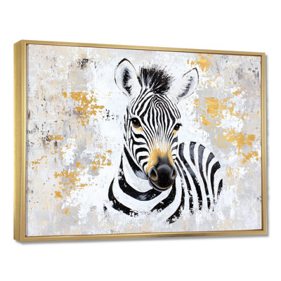 Décoration murale zébrée minimaliste II - Zèbre