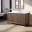 Ensemble de meuble-lavabo autoportant 60 po avec plateau en marbre Caldwell-107663198-107663199-107663202
