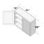 Armoire murale standard de cuisine prête à assembler de l 36 po x P 12 po x H 30 po CASAINC-125386882-125386884