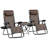 Outsunny Zero Gravity Chair Set With Side Table, Grey, Patio Set, Patio Seating Set, Conversation Set-1683679597