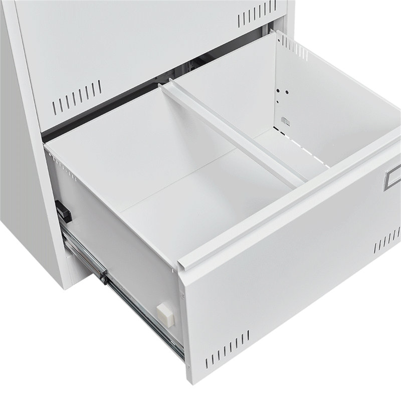 Filing Cabinet Lateral File Cabinet 3 Drawer Filing Cabinets with Lock, Locking Metal File Cabinets Three Drawer Office Cabinet for Legal/Letter/A4/F4 Home Offic