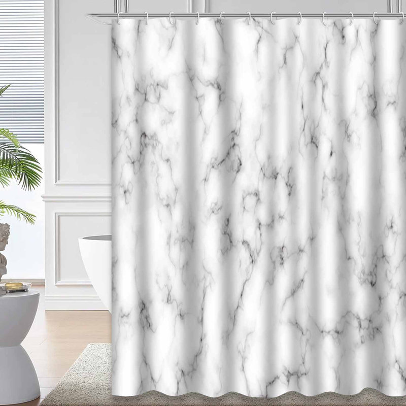 Rideau de douche Marble, L 72 po x l 84 po