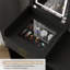 Dressing Table with LED Lighted Mirror, Makeup Vanity Desk with Stool and 2 Drawers, 50CM Desktop Vanity Table-1690793516