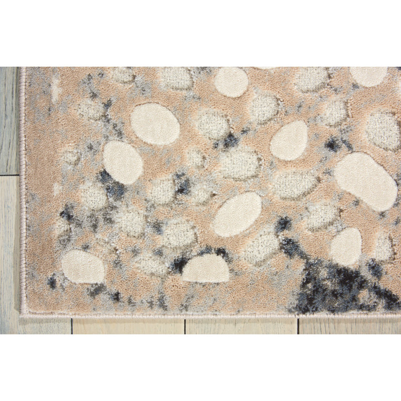 Gleam Abstract Area Rug in Flint, Rectangle 5'3" x 7'3"