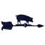 24" Sail Weathervane-1871126325