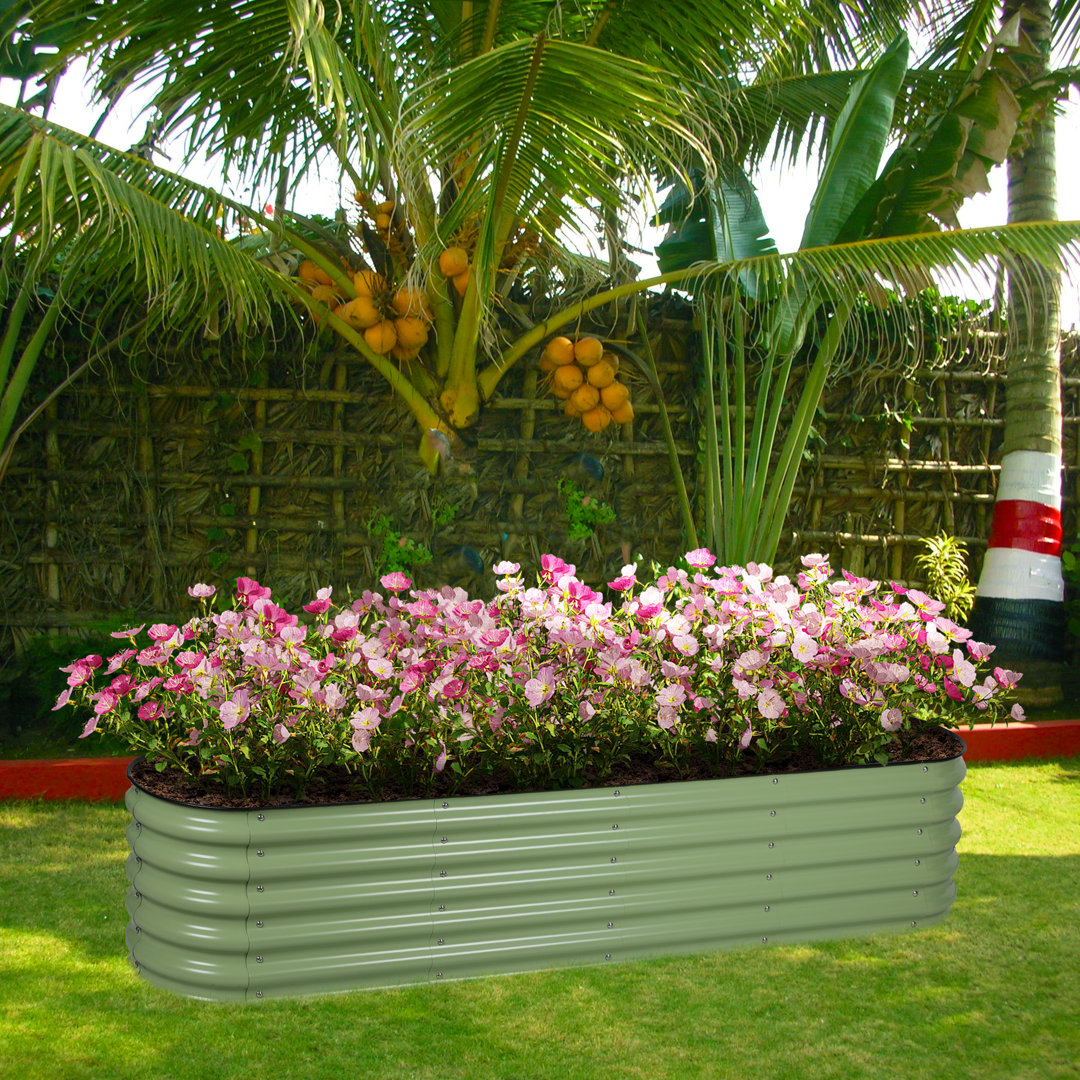 Anesa Modular Metal Raised Garden Bed Arlmont & Co. 