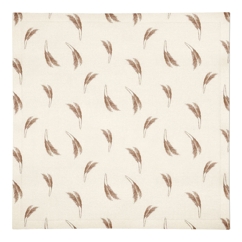Serviette Feather Grass, Crème / Rouille