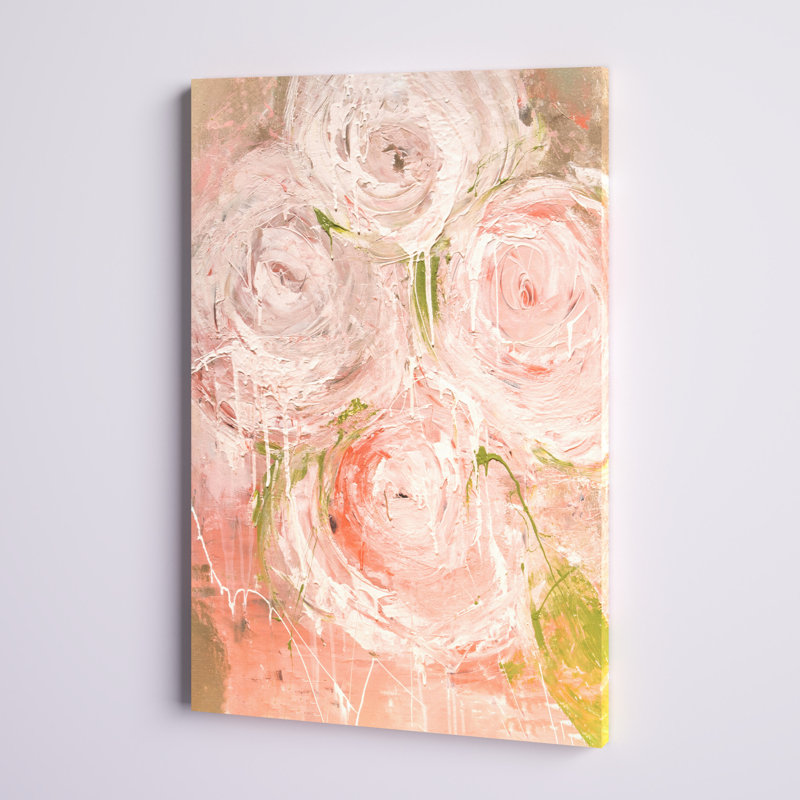 Rose rétro, H 30 po x l 20 po x P 1,25 po