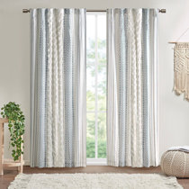 Home Culture Smart Solid Blackout Curtains with Tieback, Pearl White