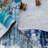 Janna Machine Washable Modern Abstract  Design Performance  Area Rug Blue Gray/Ivory-71277145