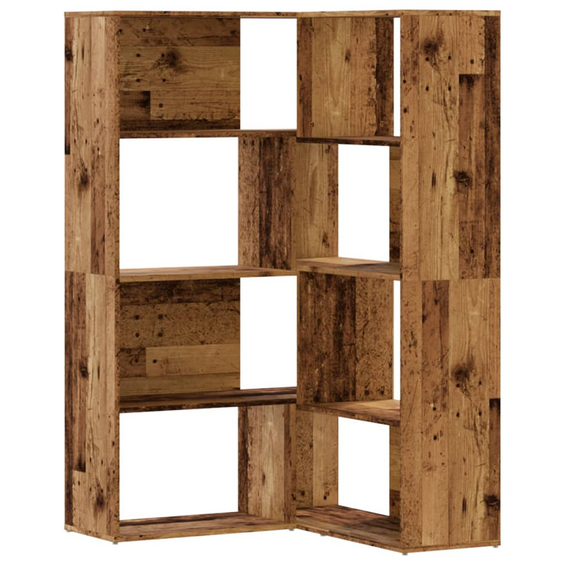 Azamat 140cm H x 85cm W Bookcase, Old Wood
