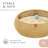 Sam's Pets Leo 19'' Dog/Cat Bed In Beige