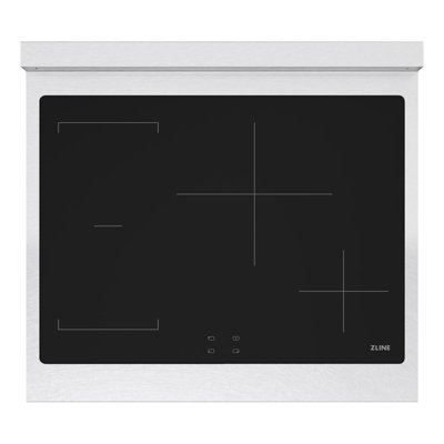 ZLINE Autograph 30 in. Paramount Induction Rangetop w/ 4 Elements in Satin Steel and Black Accents
