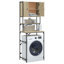 Engineered Wood, Metal Bathroom Cabinet-245834126