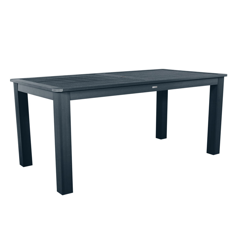 Table de salle à manger Highlawn, H 36 po x l 42 po x P 84 po, Bleu fédéral