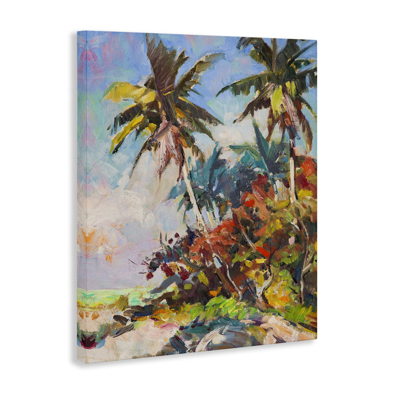 «Vivid Palm Nature» par Richard A. Rodgers, H 20 po x l 16 po