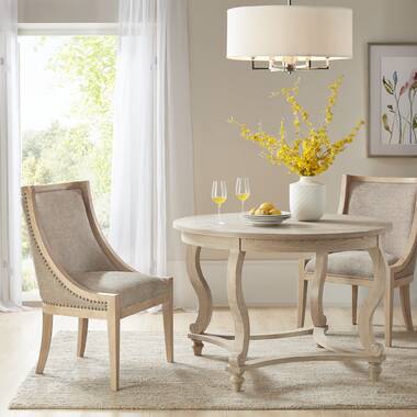 Olliix by Martha Stewart Beige Set of 2 Holls Dining Chairs