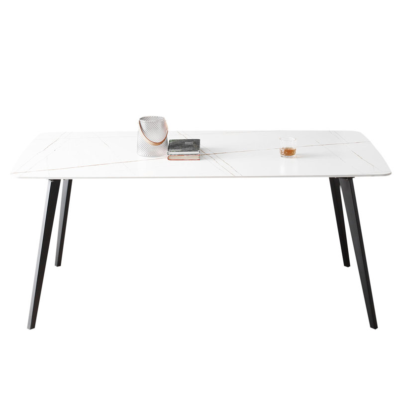 Table basse de loisirs en porcelaine blanche 70 po - Polyvalent et facile à assembler, blanc, pour les sports d'intérieur