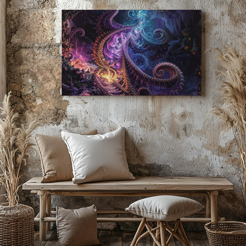 Toile murale prête à accrocher, décoration murale tendue, H 16 po x l 20 po