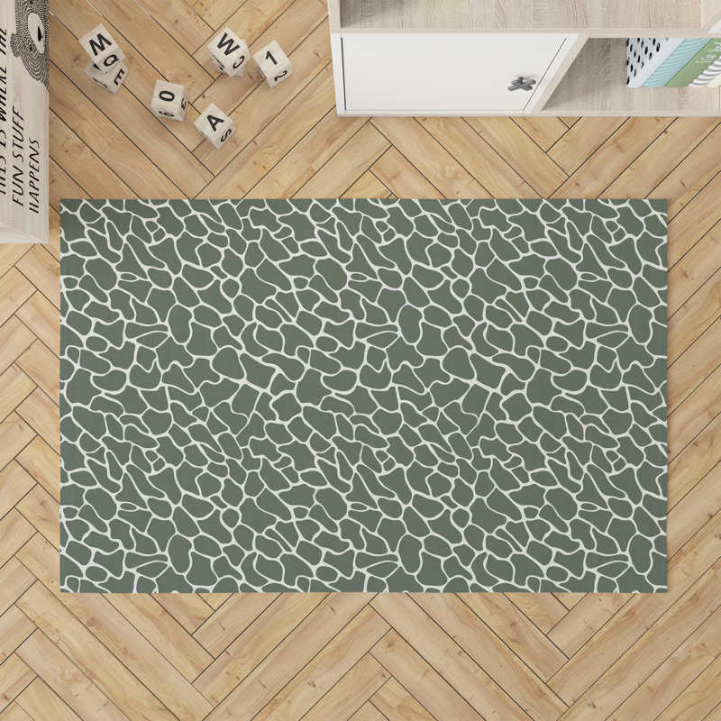 Patch Play Kids Play Mat, Chimichurri/Green, Rectangle 4' x 6'