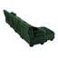 Combinaison libre, canapé modulaire modulaire, canapé en forme de L pour le salon, canapé nuage confortable à 4 places avec repose-pieds convertible, vert chenille-928138837-928138836-928138838