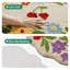 Tapis de bain doux, absorbant, antidérapant et lavable à la machine, à motif floral-129945664