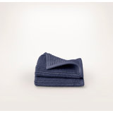 Turkish Ribbed Washcloth Set - Coastal Navy, Multi